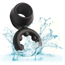 alpha ring by Calextotics Ballstretcher Silicone Magnum Alpha Noir